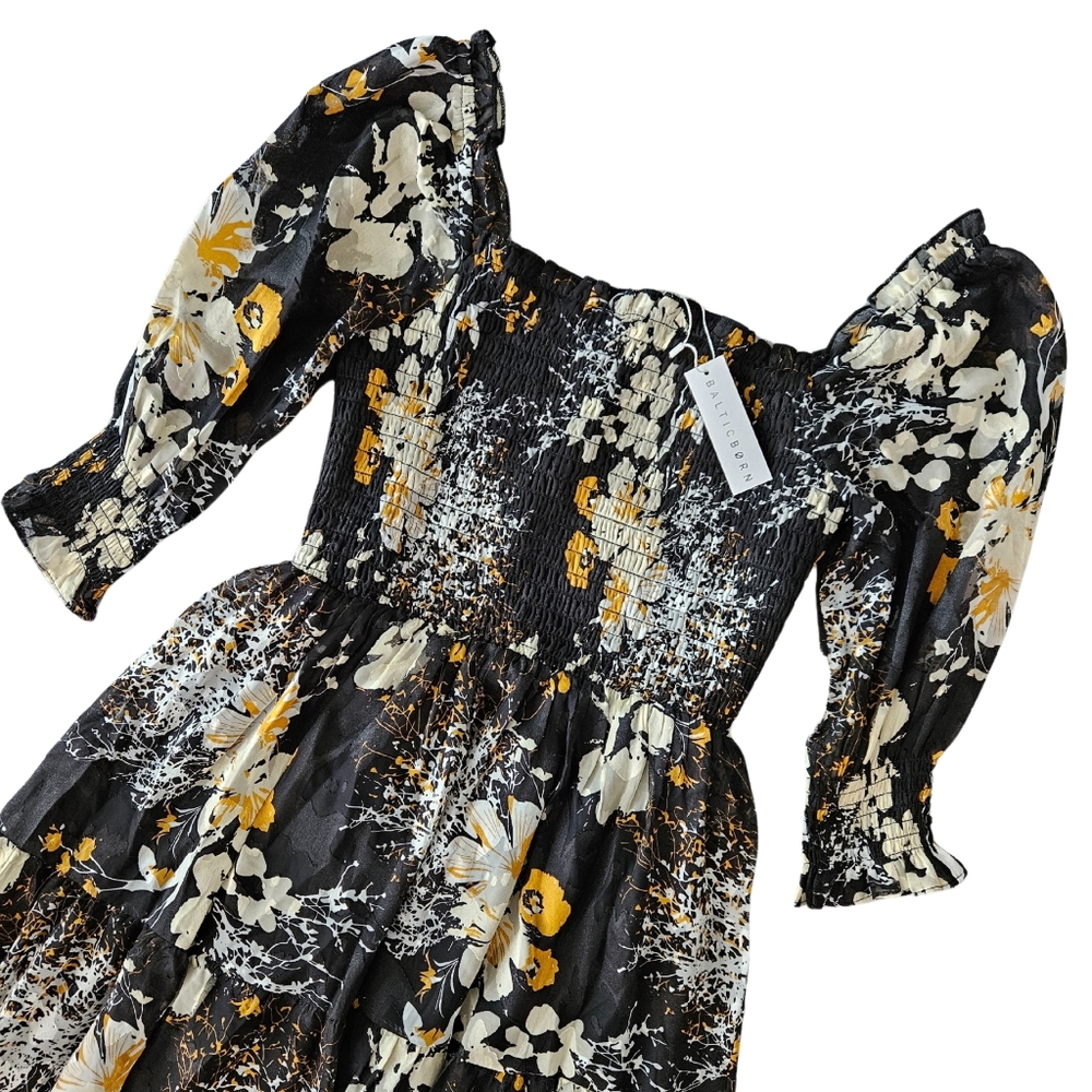 Baltic Born Fabian Jacquard Midi Dress - Picture 3 of 10